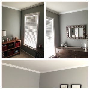 crown molding and window trim